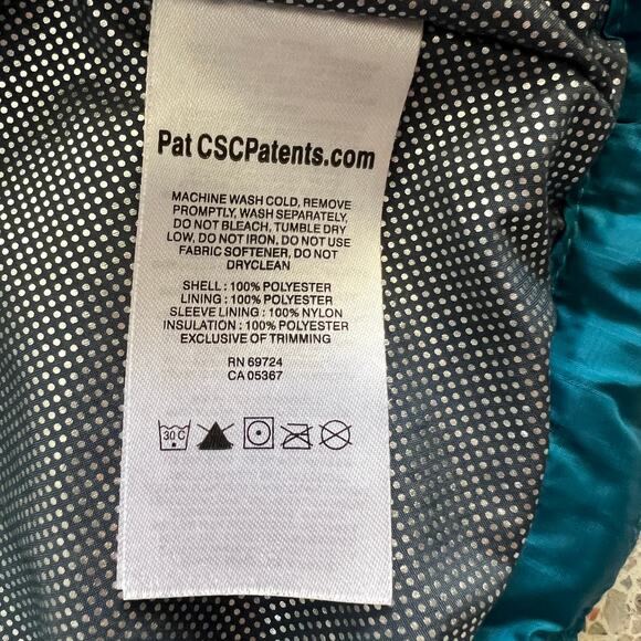 Columbia Omni-Heat Insulated Puffer Jacket Women’s Medium Teal - Picture 5 of 15